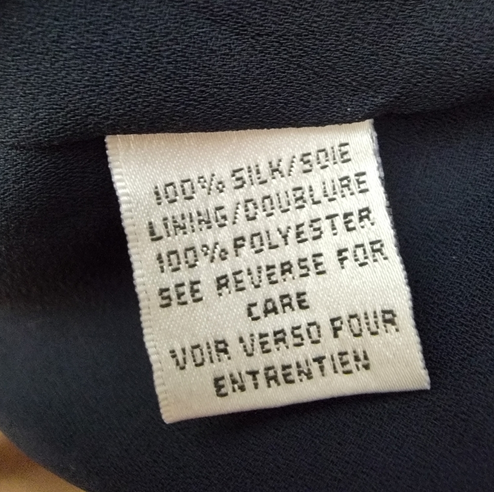 Talbots Silk Black Polkadot 2pc Set - image 5